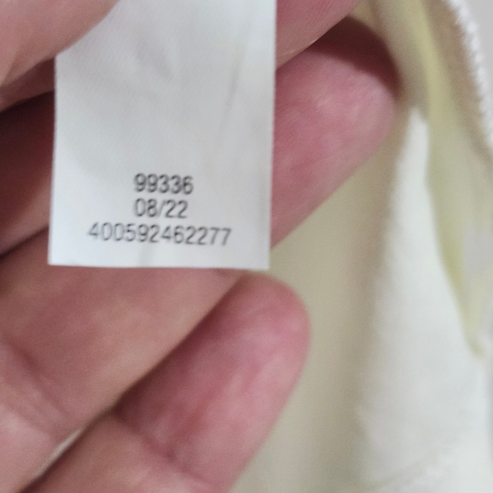 LC‎ Lauren Conrad Plus 1X Off White Swiss Dot Tie Back Neck Short Sleeve Top - Picture 11 of 12